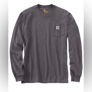 Carhartt Long Sleeve Grey tee for Men size S NWT